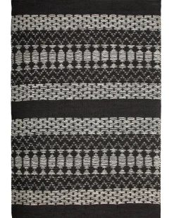 Tappeto SOKUN Nero 140 x 200 cm Pelle naturale