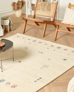 Tappeto SULUCA Beige 200 x 300 cm Lana Persiano