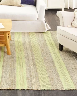 Tappeto TALPUR Verde chiaro 160 x 230 cm Iuta