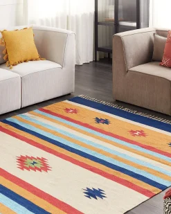 Tappeto TARONIK Multicolore 200 x 300 cm Cotone Kilim