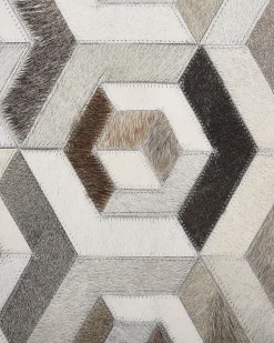Tappeto TAVAK Beige 160 x 230 cm Pelle naturale
