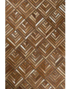 Tappeto TEKIR Marrone 160 x 230 cm Pelle naturale