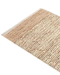 Tappeto TELLIKAYA Beige 80 x 300 cm Iuta