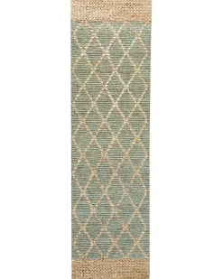 Tappeto TELLIKAYA Verde 80 x 300 cm Iuta