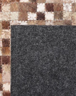 Tappeto TORUL Marrone 160 x 230 cm Pelle naturale
