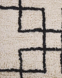 Tappeto TURHAL Beige 160 x 230 cm Cotone