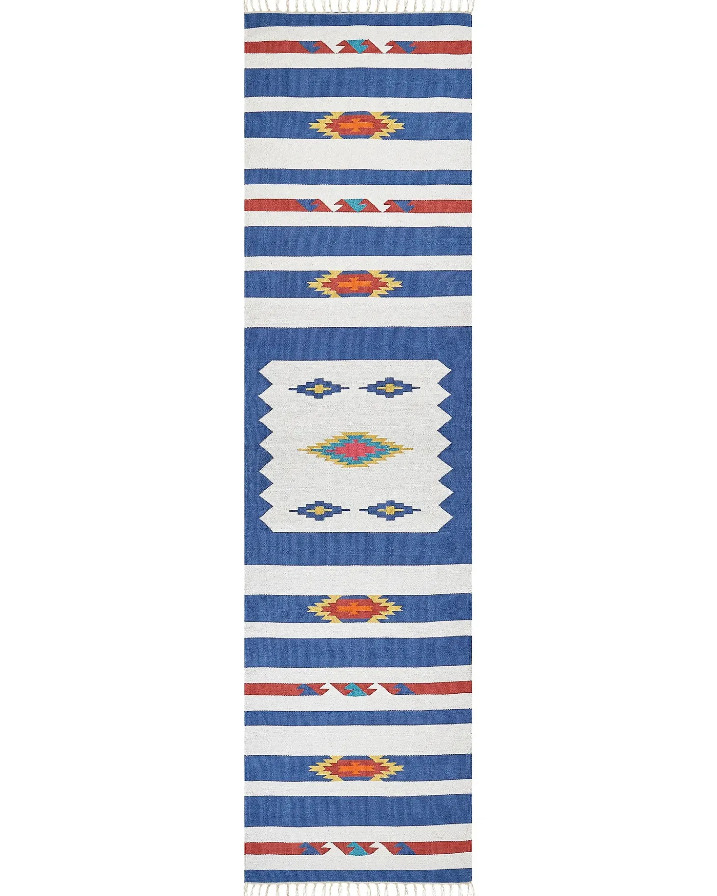 Tappeto VARSER Multicolore 80 x 300 cm Cotone Kilim