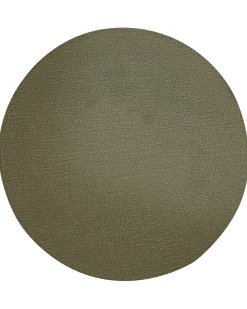 Tappeto VASCO Verde oliva ø 140 cm Lana