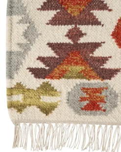 Tappeto VOSKETAP Multicolore 160 x 230 cm Lana Kilim