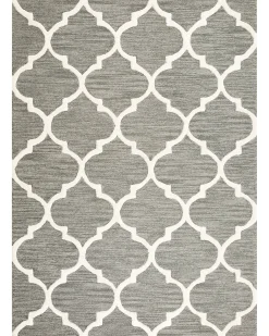 Tappeto YALOVA Grigio 160 x 230 cm Lana