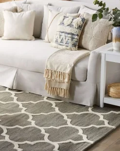 Tappeto YALOVA Grigio 160 x 230 cm Lana