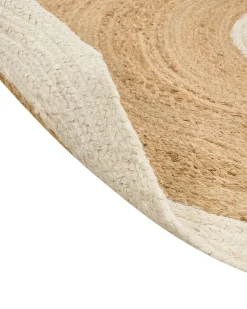 Tappeto YAYALAR Bianco sporco ø 140 cm Iuta