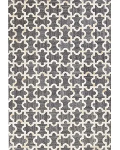 Tappeto YEDISU Grigio scuro 160 x 230 cm Pelle naturale