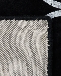 Tappeto YELKI Nero 140 x 200 cm Viscosa