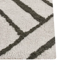 Tappeto YESILKOY Verde scuro 160 x 230 cm Cotone