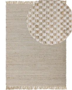 Tappeto ZERDALI Beige 140 x 200 cm Iuta