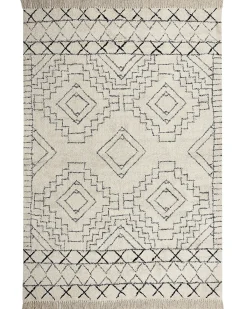 Tappeto ZEYNE Beige 160 x 230 cm Cotone