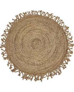 Tappeto ZONGULDAK Beige ø 120 cm Iuta