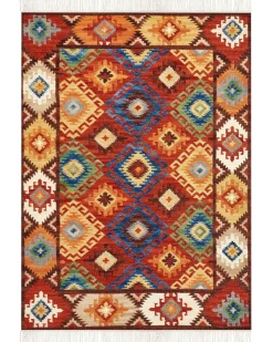 Tappeto ZOVUNI Multicolore 200 x 300 cm Lana Kilim