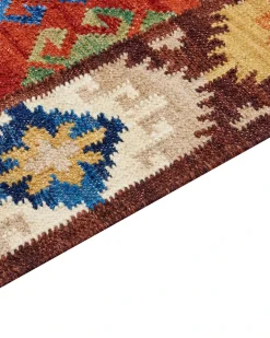 Tappeto ZOVUNI Multicolore 200 x 300 cm Lana Kilim