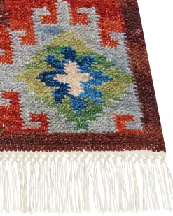 Tappeto ZOVUNI Multicolore 160 x 230 cm Lana Kilim