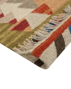 Tappeto KAGHSI Multicolore 80 x 150 cm Lana Kilim