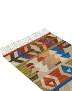 Tappeto KAGHSI Multicolore 80 x 150 cm Lana Kilim