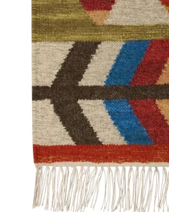 Tappeto KAGHSI Multicolore 80 x 150 cm Lana Kilim