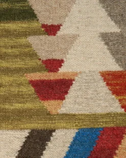 Tappeto KAGHSI Multicolore 80 x 150 cm Lana Kilim