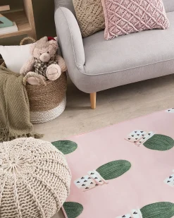 Tappeto per bambini ELDIVAN Rosa 80 x 150 cm