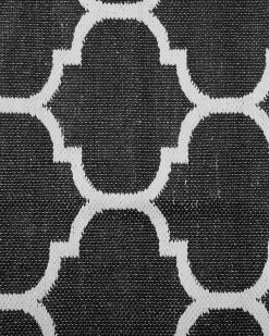 Tappeto per esterni ALADANA Nero/Bianco 140 x 200 cm Reversibile
