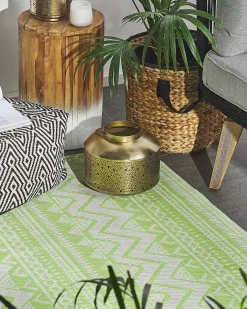 Tappeto per esterni NAGPUR Verde chiaro 120 x 180 cm