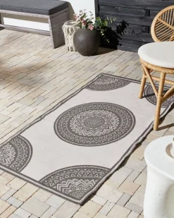 Tappeto per esterni NELLORE Grigio 80 x 150 cm