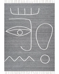 Tappeto per esterni YAVU Grigio 140 x 200 cm