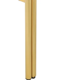 Tavolino consolle LOVELL Vetro temperato Oro