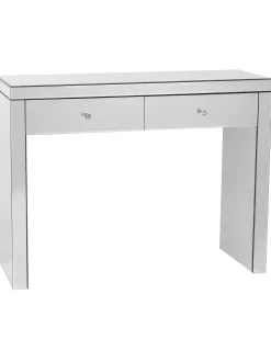 Tavolino consolle MARLE Argento specchiato