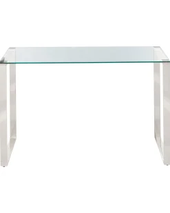 Tavolino consolle TILON Vetro temperato Argento