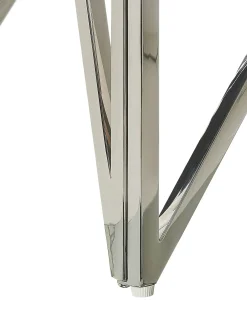 Tavolino consolle WESO Vetro temperato Argento
