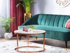 Tavolino da caffè CORAL Oro rosa