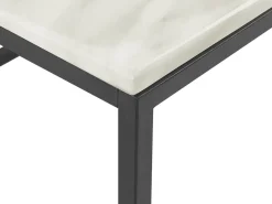 Tavolino da caffè DELANO Marmo/Nero
