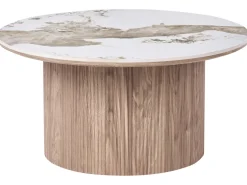 Tavolino da caffè DORA Ceramica Marrone