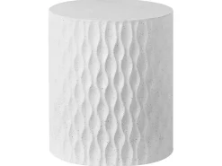 Tavolino ANTELAO 37 cm 37 cm Effetto terrazzo Terrazzo Bianco