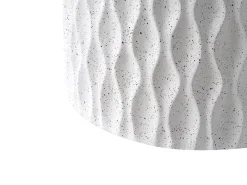 Tavolino ANTELAO 37 cm 37 cm Effetto terrazzo Terrazzo Bianco