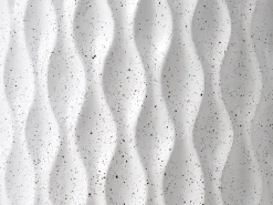 Tavolino ANTELAO 37 cm 37 cm Effetto terrazzo Terrazzo Bianco