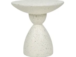 Tavolino CAFFI 50 cm 50 cm Terrazzo Bianco