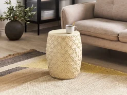 Tavolino ZOGNO 33 cm 33 cm Beige chiaro