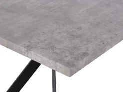 Tavolo da pranzo BENSON Grigio effetto cemento 160 cm 90 cm