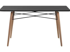 Tavolo da pranzo BIONDI Faggio nero 140 cm 80 cm
