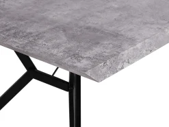 Tavolo da pranzo BUSCOT Grigio effetto cemento 160 cm 90 cm