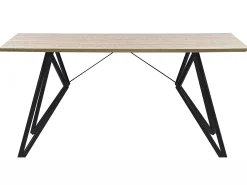 Tavolo da pranzo BUSCOT Marrone chiaro 160 cm 90 cm